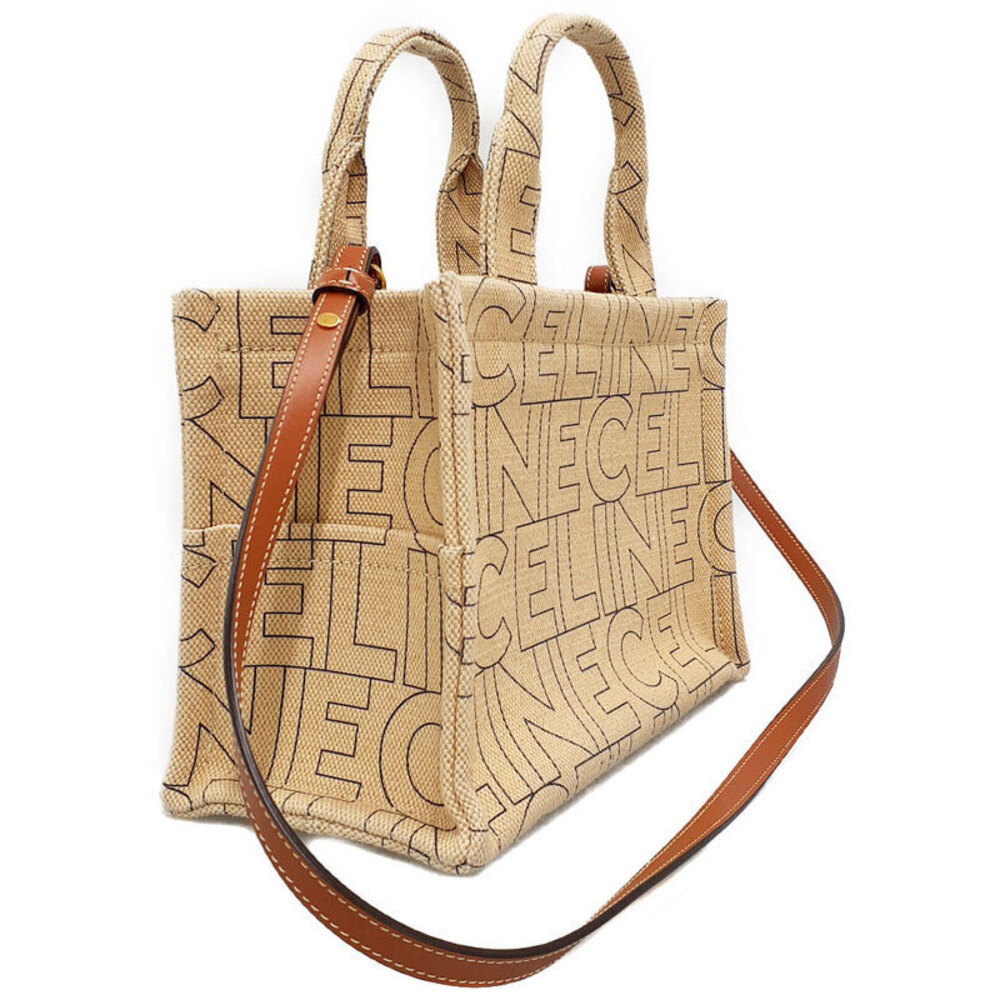 Celine Triomphe Logo Cabas Thais Bag - Picture 2 of 9